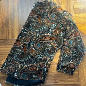 Paisley Velvet Pants
